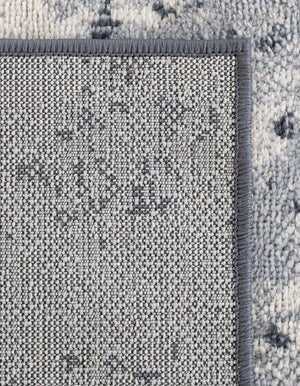 Vintage Blue 7' 10 x 11' Eos Rectangle Area Rug 100% Polypropylene Stain Resistant Carpet With Cotton Backing Marbled Design for Living, Dining Room, Office for Sale at Rug Engine