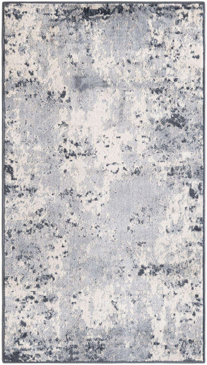 Vintage Blue 3' x 5' 3 Eos Rectangle Area Rug 100% Polypropylene Stain Resistant Carpet With Cotton Backing Marbled Design for Living, Dining Room, Office for Sale at Rug Engine