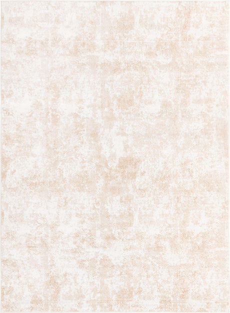 Sand 9' x 12' Eos Rectangle Area Rug 100% Polypropylene Stain Resistant Carpet With Cotton Backing Marbled Design for Living, Dining Room, Office for Sale at Rug Engine