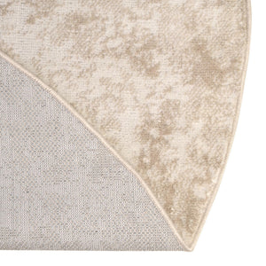 Sand 4' 1 x 6' 1 Eos Oval Area Rug 100% Polypropylene Stain Resistant Carpet With Cotton Backing Marbled Design for Living, Dining Room, Office for Sale at Rug Engine