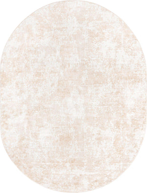 Sand 8' x 10' Eos Oval Area Rug 100% Polypropylene Stain Resistant Carpet With Cotton Backing Marbled Design for Living, Dining Room, Office for Sale at Rug Engine