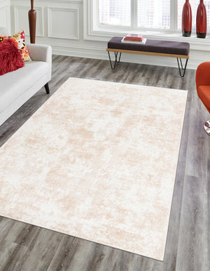Sand 9' x 12' Eos Rectangle Area Rug 100% Polypropylene Stain Resistant Carpet With Cotton Backing Marbled Design for Living, Dining Room, Office for Sale at Rug Engine