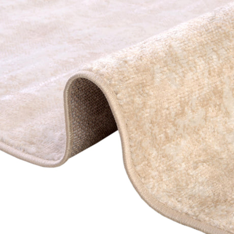 Sand 7' 10 x 11' Eos Rectangle Area Rug 100% Polypropylene Stain Resistant Carpet With Cotton Backing Marbled Design for Living, Dining Room, Office for Sale at Rug Engine