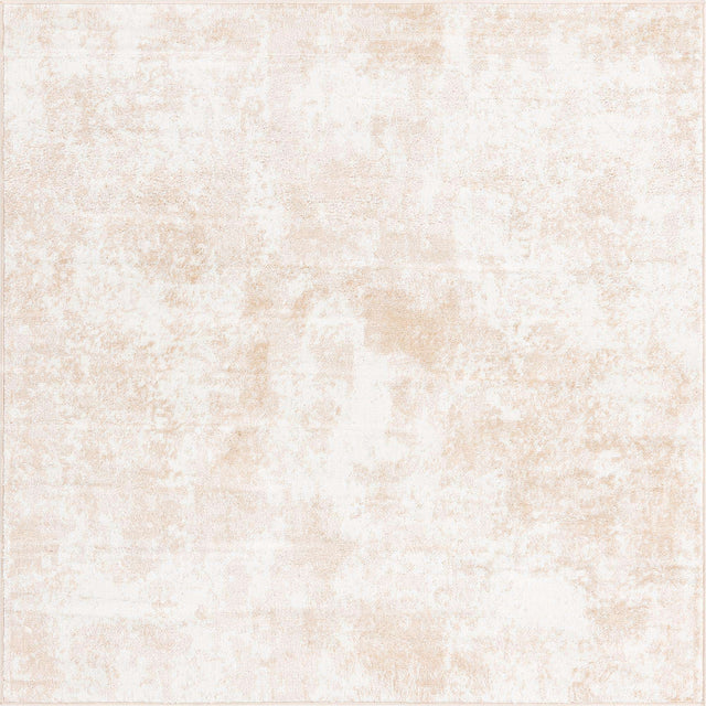 Sand 5' 3 x 5' 3 Eos Square Area Rug 100% Polypropylene Stain Resistant Carpet With Cotton Backing Marbled Design for Living, Dining Room, Office for Sale at Rug Engine