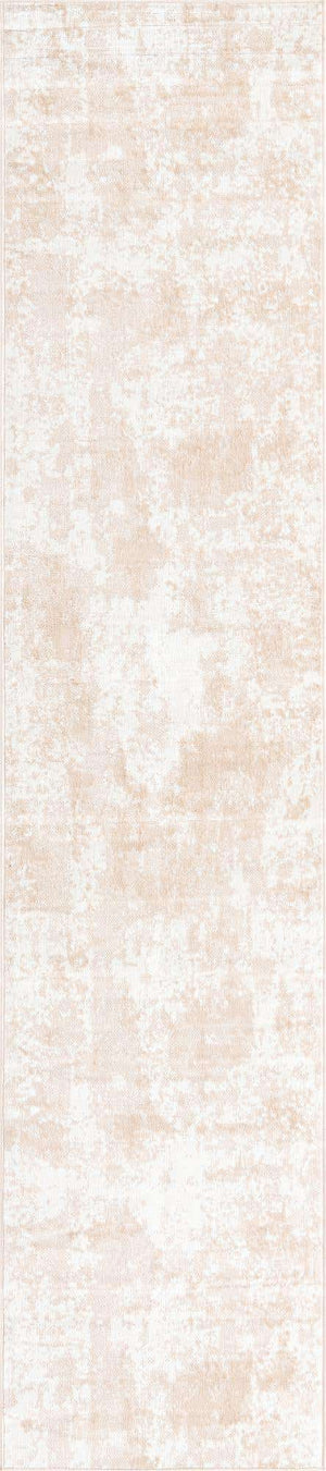 Sand 2' 7 x 12' Eos Runner Area Rug 100% Polypropylene Stain Resistant Carpet With Cotton Backing Marbled Design for Living, Dining Room, Office for Sale at Rug Engine