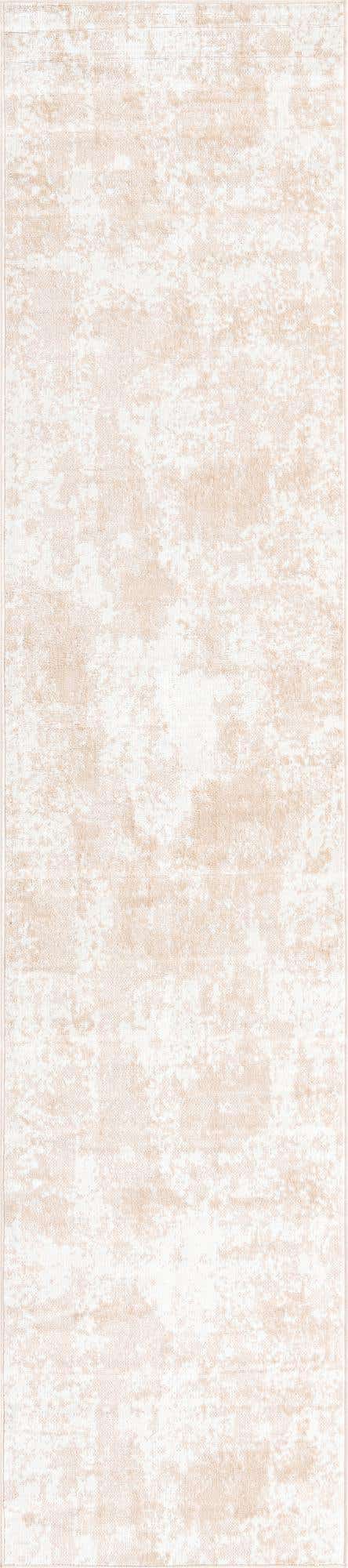 Sand 2' 7 x 12' Eos Runner Area Rug 100% Polypropylene Stain Resistant Carpet With Cotton Backing Marbled Design for Living, Dining Room, Office for Sale at Rug Engine