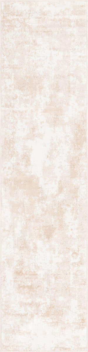Sand 2' x 8' Eos Runner Area Rug 100% Polypropylene Stain Resistant Carpet With Cotton Backing Marbled Design for Living, Dining Room, Office for Sale at Rug Engine