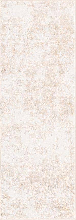 Sand 2' x 6' Eos Runner Area Rug 100% Polypropylene Stain Resistant Carpet With Cotton Backing Marbled Design for Living, Dining Room, Office for Sale at Rug Engine