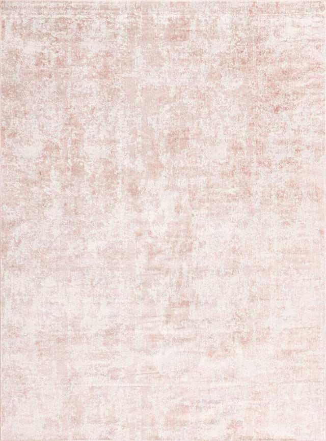 Carnation Pink 9' x 12' Eos Rectangle Area Rug 100% Polypropylene Stain Resistant Carpet With Cotton Backing Marbled Design for Living, Dining Room, Office for Sale at Rug Engine