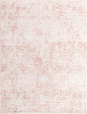 Carnation Pink 7' 10 x 10' Eos Rectangle Area Rug 100% Polypropylene Stain Resistant Carpet With Cotton Backing Marbled Design for Living, Dining Room, Office for Sale at Rug Engine