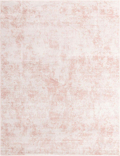 Carnation Pink 7' 10 x 10' Eos Rectangle Area Rug 100% Polypropylene Stain Resistant Carpet With Cotton Backing Marbled Design for Living, Dining Room, Office for Sale at Rug Engine
