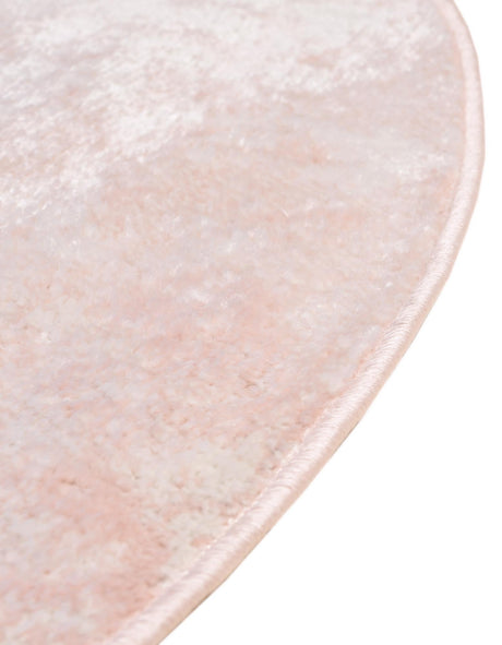Carnation Pink 5' x 5' Eos Round Area Rug 100% Polypropylene Stain Resistant Carpet With Cotton Backing Marbled Design for Living, Dining Room, Office for Sale at Rug Engine