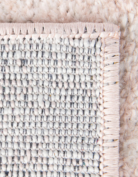 Carnation Pink 5' x 5' Eos Square Area Rug 100% Polypropylene Stain Resistant Carpet With Cotton Backing Marbled Design for Living, Dining Room, Office for Sale at Rug Engine