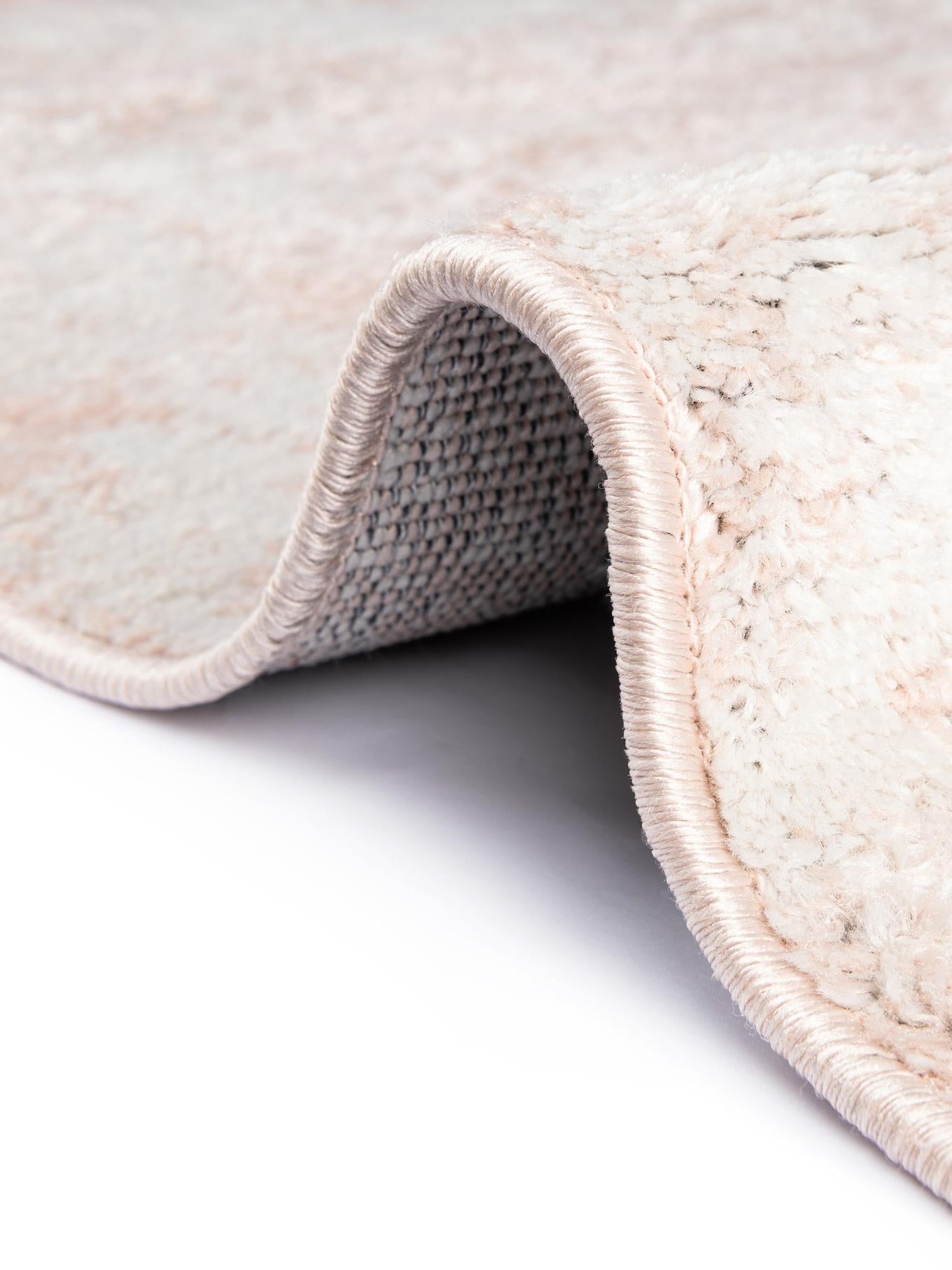 Carnation Pink 4' 1 x 4' 1 Eos Square Area Rug 100% Polypropylene Stain Resistant Carpet With Cotton Backing Marbled Design for Living, Dining Room, Office for Sale at Rug Engine