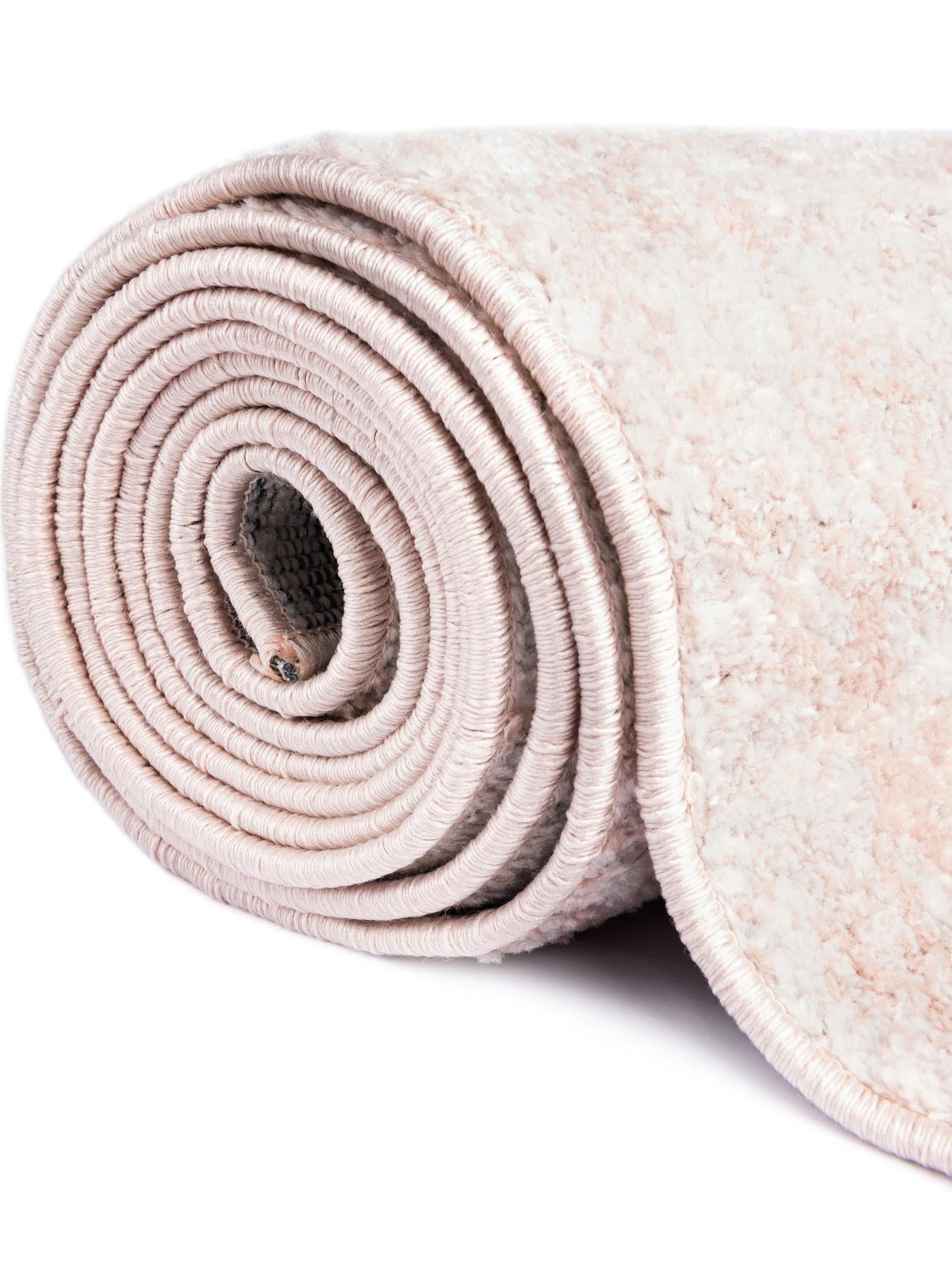 Carnation Pink 4' 1 x 6' 1 Eos Rectangle Area Rug 100% Polypropylene Stain Resistant Carpet With Cotton Backing Marbled Design for Living, Dining Room, Office for Sale at Rug Engine