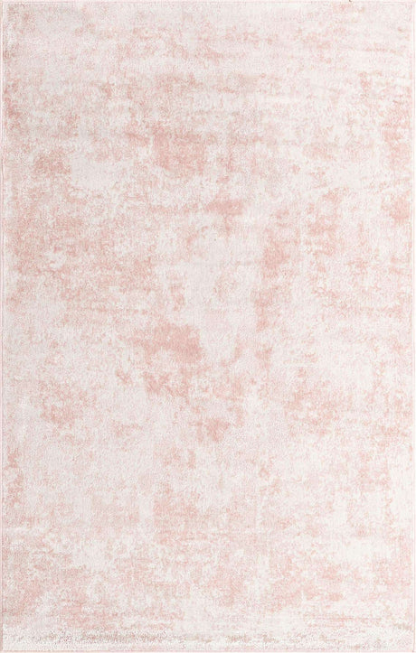 Carnation Pink 5' 3 x 8' Eos Rectangle Area Rug 100% Polypropylene Stain Resistant Carpet With Cotton Backing Marbled Design for Living, Dining Room, Office for Sale at Rug Engine