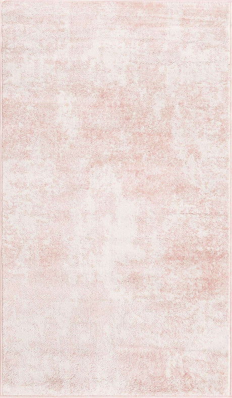 Carnation Pink 3' x 5' 3 Eos Rectangle Area Rug 100% Polypropylene Stain Resistant Carpet With Cotton Backing Marbled Design for Living, Dining Room, Office for Sale at Rug Engine