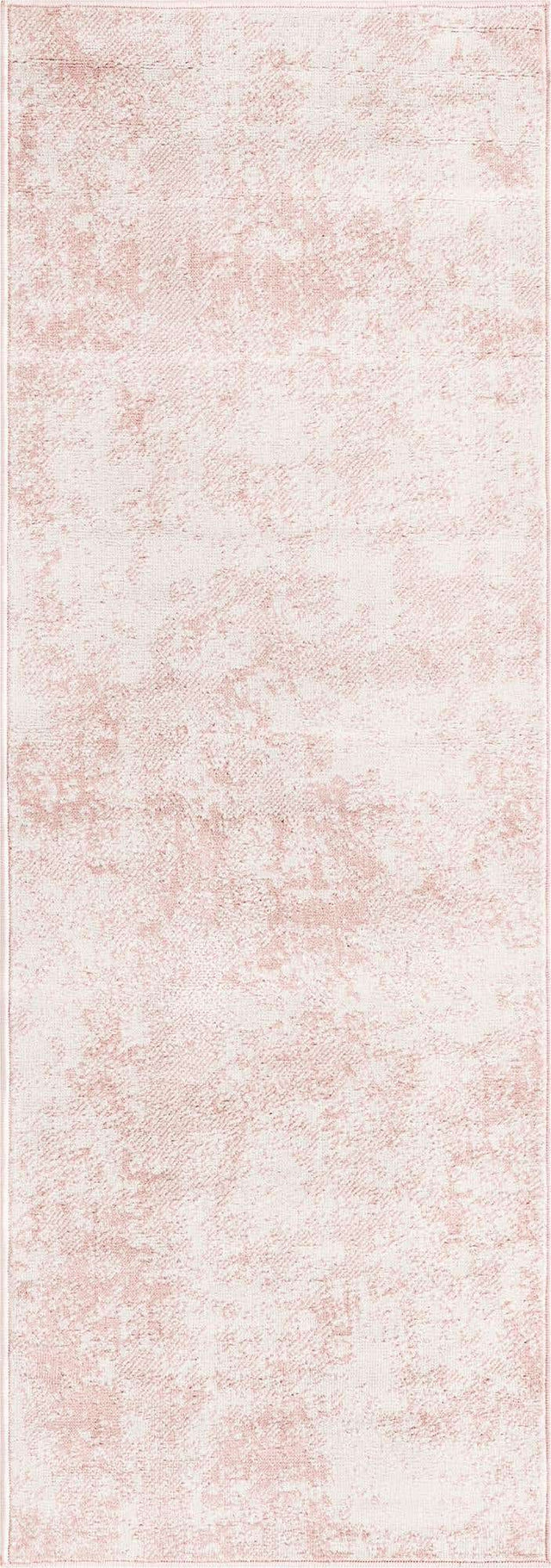 Carnation Pink 2' x 6' Eos Runner Area Rug 100% Polypropylene Stain Resistant Carpet With Cotton Backing Marbled Design for Living, Dining Room, Office for Sale at Rug Engine