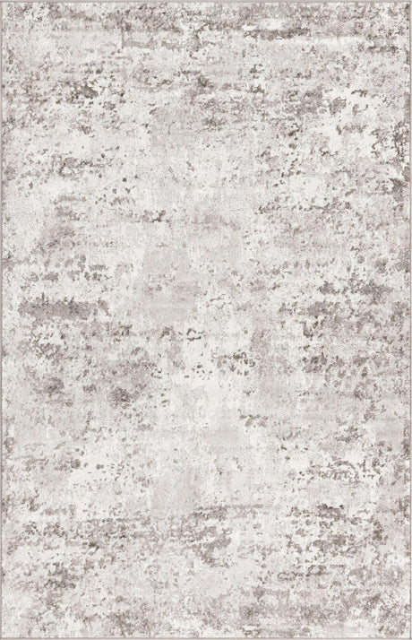 Stone Gray 5' 3 x 8' Eos Rectangle Area Rug 100% Polypropylene Stain Resistant Carpet With Cotton Backing Marbled Design for Living, Dining Room, Office for Sale at Rug Engine