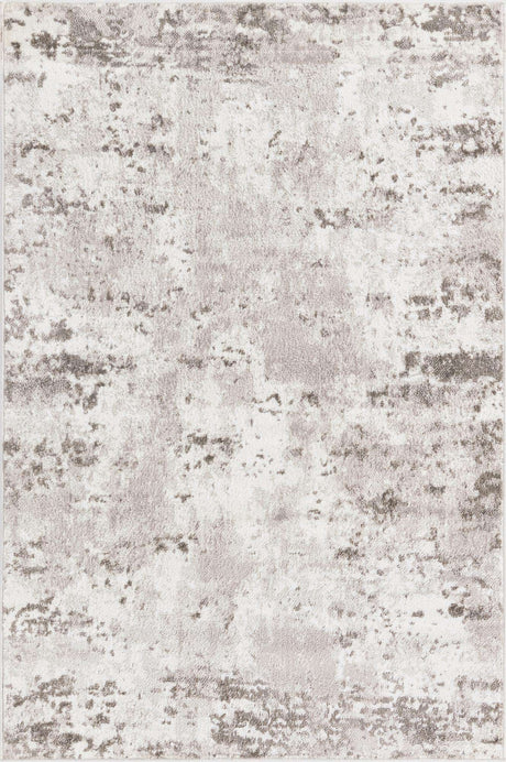 Stone Gray 4' 1 x 6' 1 Eos Rectangle Area Rug 100% Polypropylene Stain Resistant Carpet With Cotton Backing Marbled Design for Living, Dining Room, Office for Sale at Rug Engine