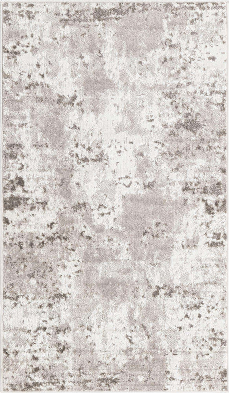 Stone Gray 3' x 5' 3 Eos Rectangle Area Rug 100% Polypropylene Stain Resistant Carpet With Cotton Backing Marbled Design for Living, Dining Room, Office for Sale at Rug Engine