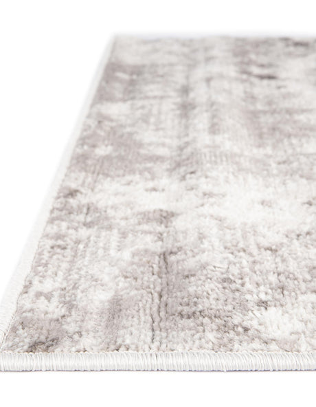 Stone Gray 2' x 8' Eos Runner Area Rug 100% Polypropylene Stain Resistant Carpet With Cotton Backing Marbled Design for Living, Dining Room, Office for Sale at Rug Engine