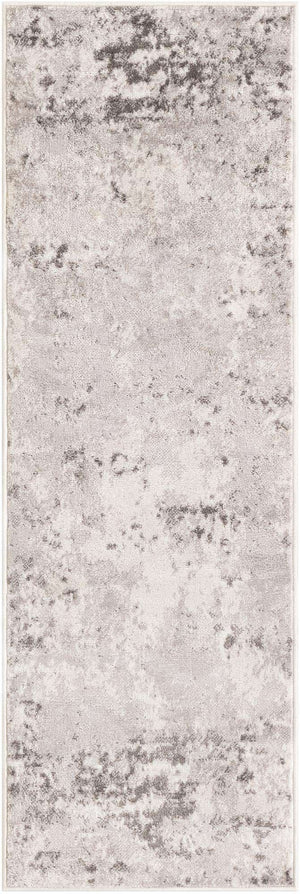 Stone Gray 2' x 6' Eos Runner Area Rug 100% Polypropylene Stain Resistant Carpet With Cotton Backing Marbled Design for Living, Dining Room, Office for Sale at Rug Engine