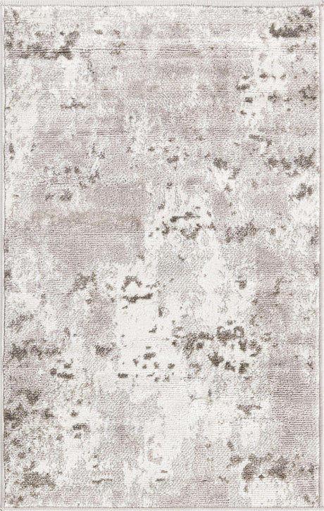 Stone Gray 2' x 3' 1 Eos Rectangle Area Rug 100% Polypropylene Stain Resistant Carpet With Cotton Backing Marbled Design for Living, Dining Room, Office for Sale at Rug Engine