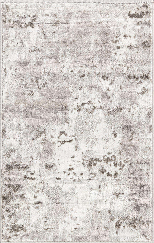 Stone Gray 2' x 3' 1 Eos Rectangle Area Rug 100% Polypropylene Stain Resistant Carpet With Cotton Backing Marbled Design for Living, Dining Room, Office for Sale at Rug Engine