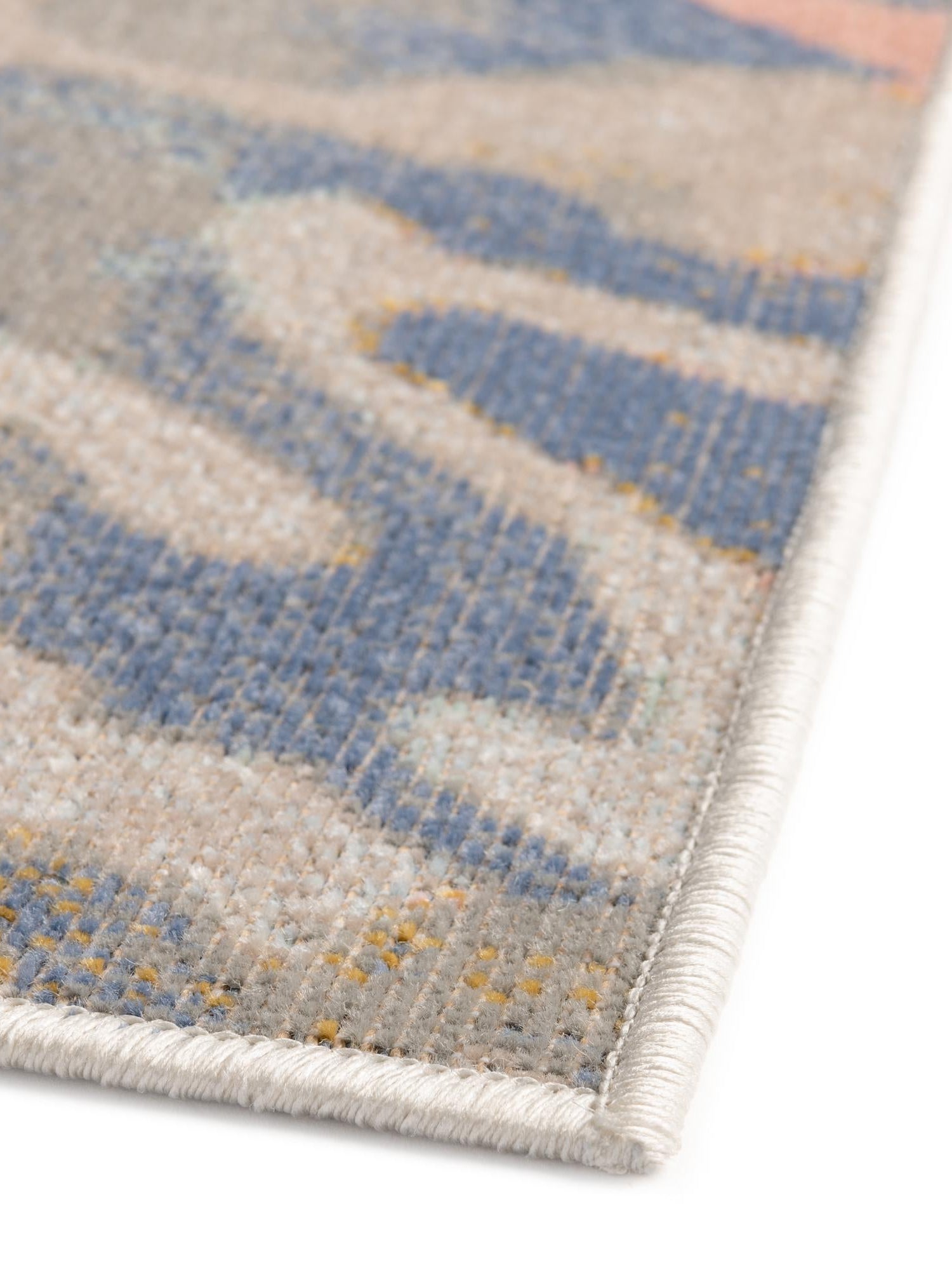 Multicolor 6' x 6' Lotus Square Area Rug 100% Polypropylene Modern Contemporary Colorful Carpet Easy Clean for Living Room, Kitchen, Dining, Office for Sale at Rug Engine