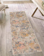 Multicolor 2' x 10' Lotus Runner Area Rug 100% Polypropylene Modern Contemporary Colorful Carpet Easy Clean for Living Room, Kitchen, Dining, Office for Sale at Rug Engine