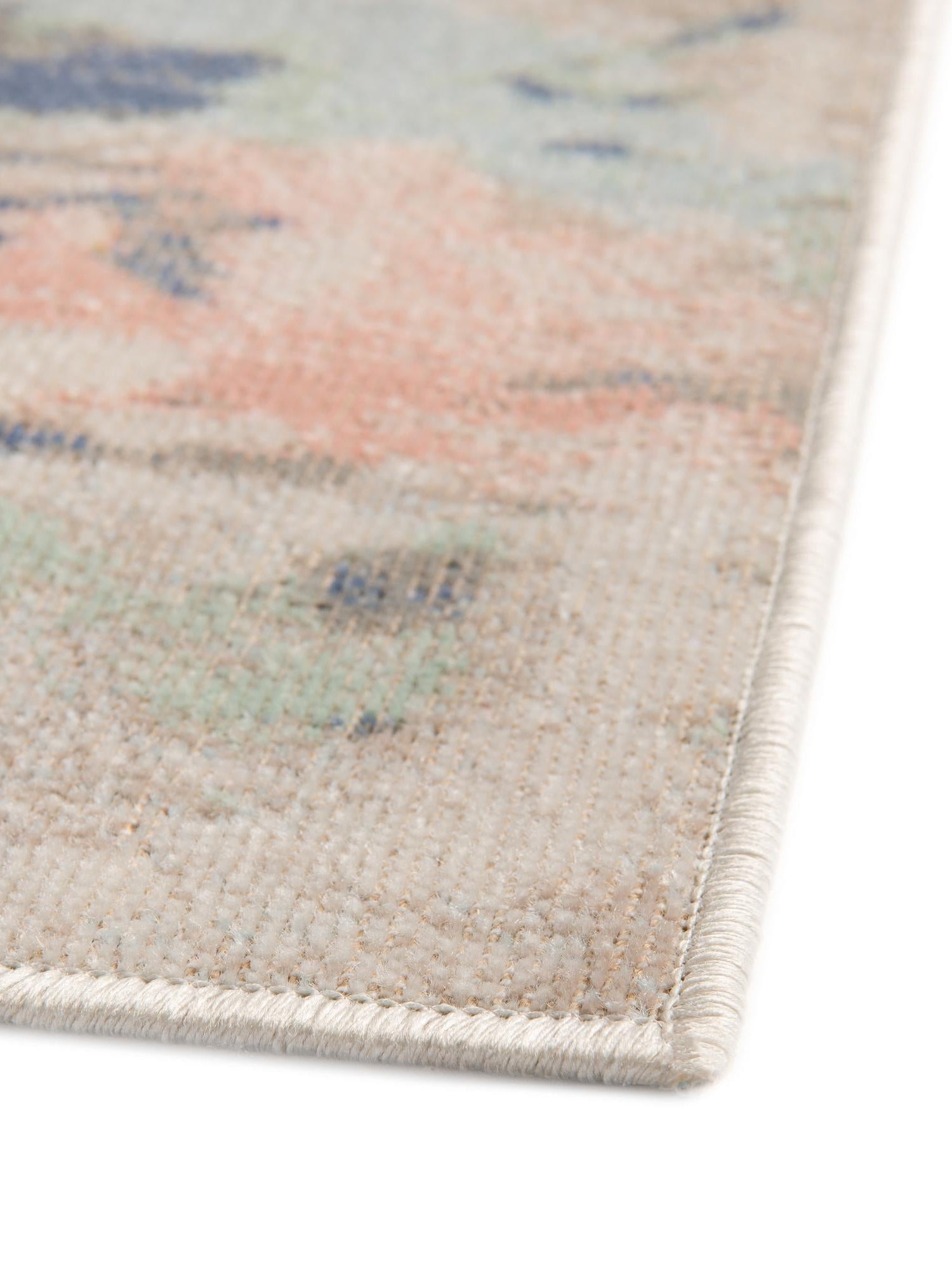 Multicolor 2' x 10' Lotus Runner Area Rug 100% Polypropylene Modern Contemporary Colorful Carpet Easy Clean for Living Room, Kitchen, Dining, Office for Sale at Rug Engine