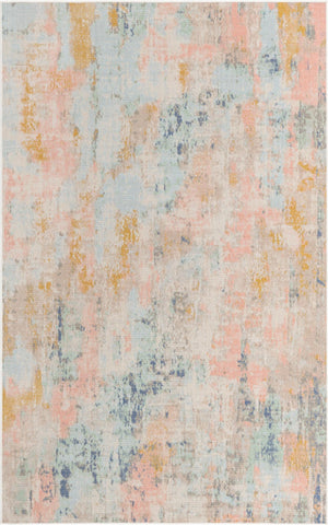 Multicolor 1' 4 x 1' 4 Lotus Sample Area Rug 100% Polypropylene Modern Contemporary Colorful Carpet Easy Clean for Living Room, Kitchen, Dining, Office for Sale at Rug Engine
