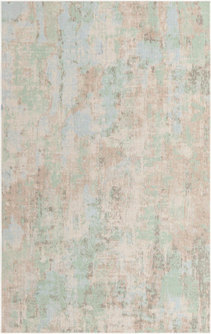 Teal 1' 4 x 1' 4 Lotus Sample Area Rug 100% Polypropylene Modern Contemporary Colorful Carpet Easy Clean for Living Room, Kitchen, Dining, Office for Sale at Rug Engine