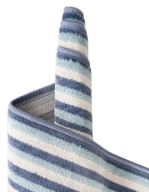 Blue 8' x 8' Lotus Square Area Rug 100% Polypropylene Modern Contemporary Colorful Carpet Easy Clean for Living Room, Kitchen, Dining, Office for Sale at Rug Engine