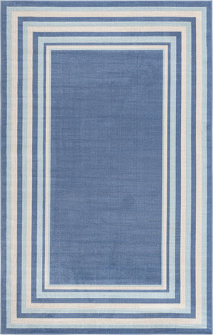 Blue 1' 4 x 1' 4 Lotus Sample Area Rug 100% Polypropylene Modern Contemporary Colorful Carpet Easy Clean for Living Room, Kitchen, Dining, Office for Sale at Rug Engine