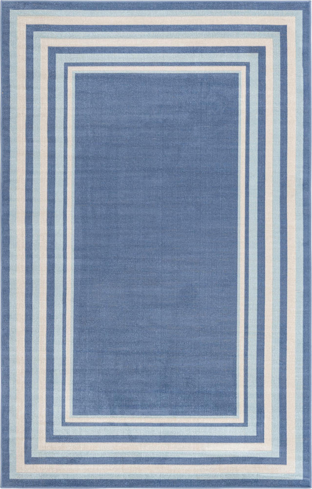 Blue 1' 4 x 1' 4 Lotus Sample Area Rug 100% Polypropylene Modern Contemporary Colorful Carpet Easy Clean for Living Room, Kitchen, Dining, Office for Sale at Rug Engine