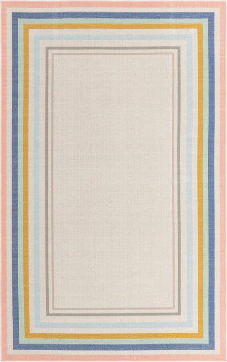Multicolor 1' 4 x 1' 4 Lotus Sample Area Rug 100% Polypropylene Modern Contemporary Colorful Carpet Easy Clean for Living Room, Kitchen, Dining, Office for Sale at Rug Engine