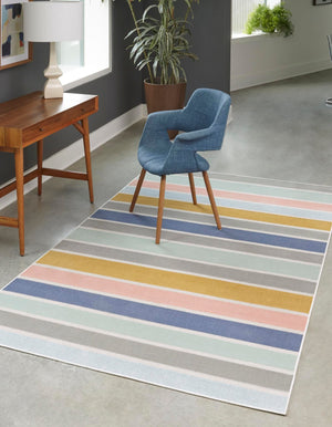 Multicolor 1' 4 x 1' 4 Lotus Sample Area Rug 100% Polypropylene Modern Contemporary Colorful Carpet Easy Clean for Living Room, Kitchen, Dining, Office for Sale at Rug Engine