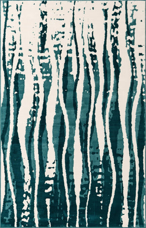 Teal 1' 4 x 1' 4 Vince Camuto Sample Area Rug Durable Easy Clean Modern Carpet for Unique Home Interior Decorating for Sale at Rug Engine