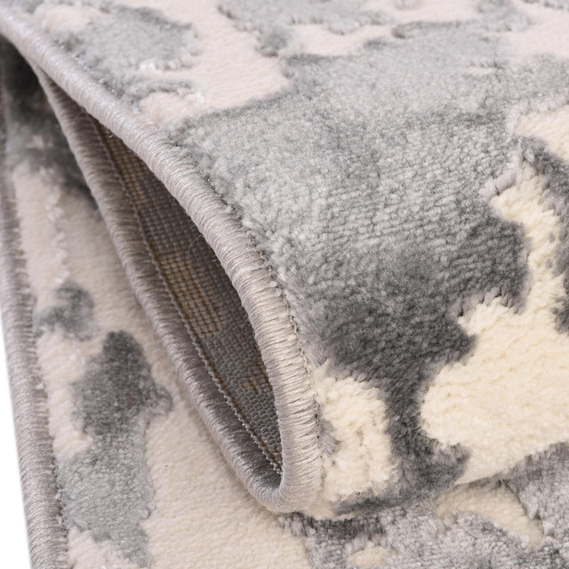 Gray 4' x 4' Vince Camuto Round Area Rug Durable Easy Clean Modern Carpet for Unique Home Interior Decorating for Sale at Rug Engine