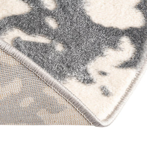 Gray 4' x 4' Vince Camuto Round Area Rug Durable Easy Clean Modern Carpet for Unique Home Interior Decorating for Sale at Rug Engine