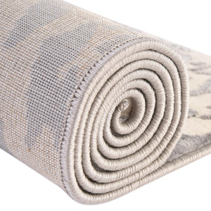 Gray 4' x 4' Vince Camuto Round Area Rug Durable Easy Clean Modern Carpet for Unique Home Interior Decorating for Sale at Rug Engine