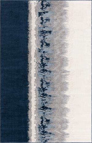 Navy Blue 1' 4 x 1' 4 Vince Camuto Sample Area Rug Durable Easy Clean Modern Carpet for Unique Home Interior Decorating for Sale at Rug Engine