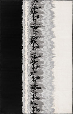 Black 1' 4 x 1' 4 Vince Camuto Sample Area Rug Durable Easy Clean Modern Carpet for Unique Home Interior Decorating for Sale at Rug Engine