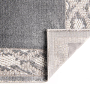 Gray 7' 10 x 10' Vince Camuto Rectangle Area Rug Durable Easy Clean Modern Carpet for Unique Home Interior Decorating for Sale at Rug Engine