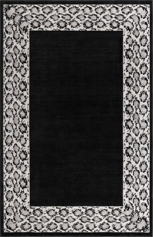 Black 1' 4 x 1' 4 Vince Camuto Sample Area Rug Durable Easy Clean Modern Carpet for Unique Home Interior Decorating for Sale at Rug Engine