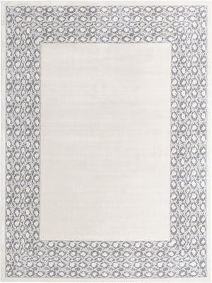 White 9' x 12' Vince Camuto Rectangle Area Rug Durable Easy Clean Modern Carpet for Unique Home Interior Decorating for Sale at Rug Engine