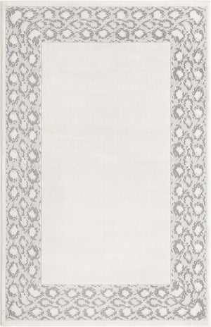 White 1' 4 x 1' 4 Vince Camuto Sample Area Rug Durable Easy Clean Modern Carpet for Unique Home Interior Decorating for Sale at Rug Engine