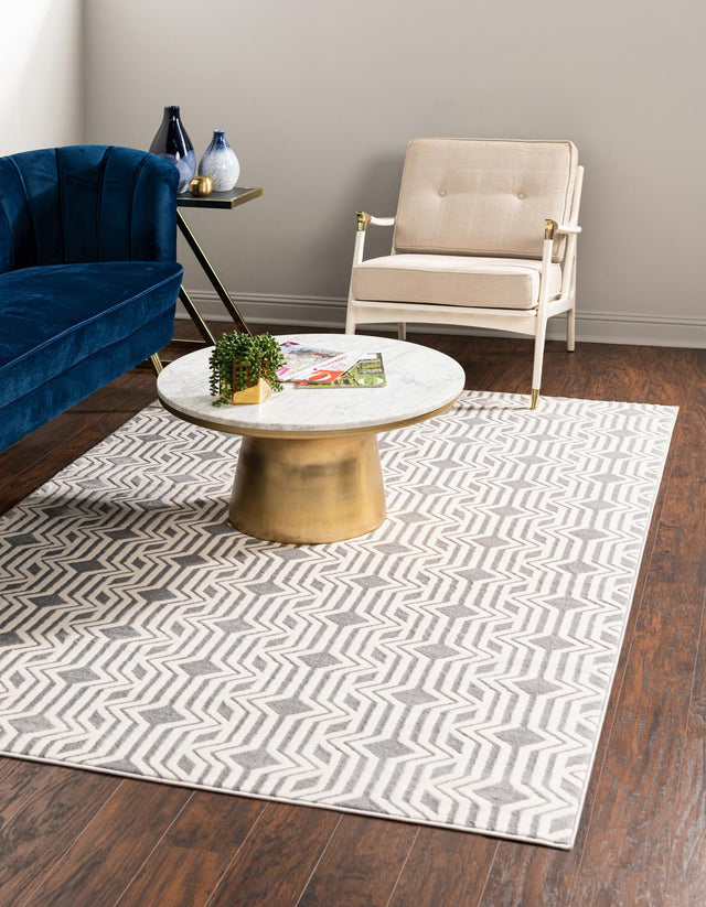 Gray 1' 4 x 1' 4 Vince Camuto Sample Area Rug Durable Easy Clean Modern Carpet for Unique Home Interior Decorating for Sale at Rug Engine